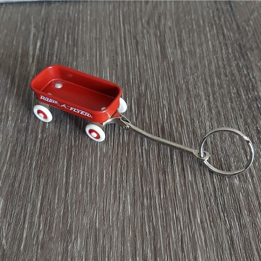 Miniature Radio Flyer Wagon (2”) Keychain Vintage